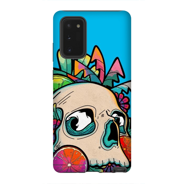 Galaxy Note 20 StrongFit Summer fruit skull by Steve Wade (Swade)