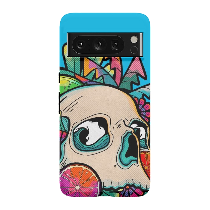 Pixel 8 Pro StrongFit Summer fruit skull by Steve Wade (Swade)