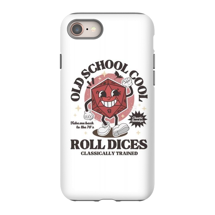 iPhone 8 StrongFit Old school d20 - D&D by LM2Kone