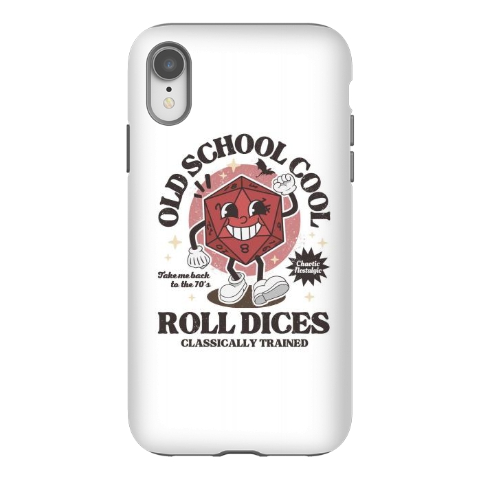 iPhone Xr StrongFit Old school d20 - D&D by LM2Kone