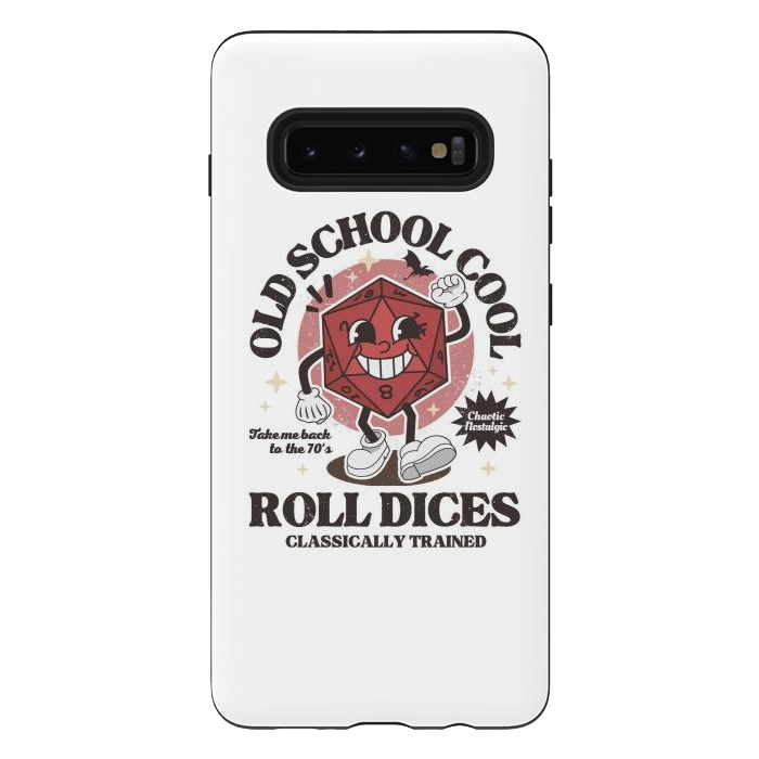 Galaxy S10 plus StrongFit Old school d20 - D&D by LM2Kone