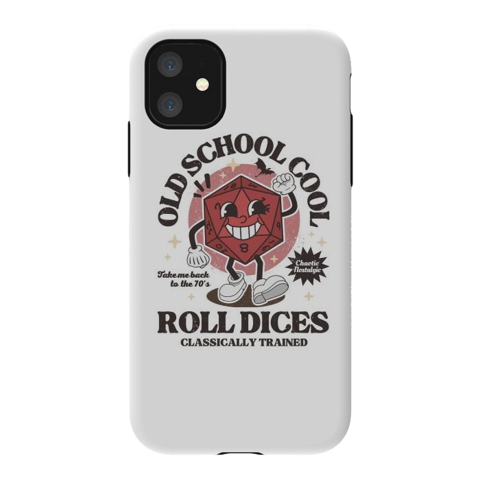 iPhone 11 StrongFit Old school d20 - D&D by LM2Kone