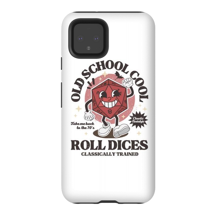 Pixel 4 StrongFit Old school d20 - D&D by LM2Kone