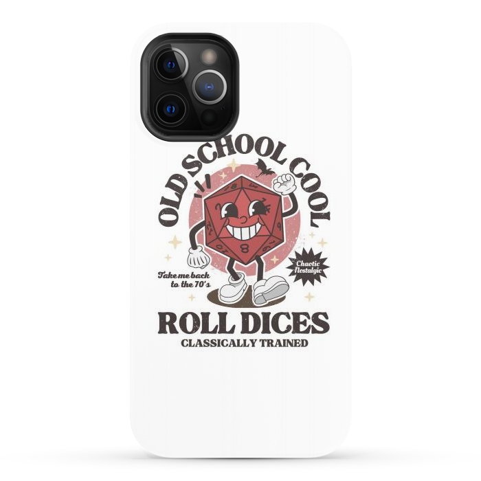 iPhone 12 Pro StrongFit Old school d20 - D&D by LM2Kone