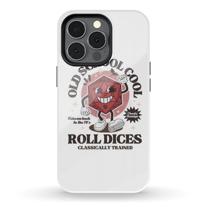 iPhone 13 pro StrongFit Old school d20 - D&D by LM2Kone