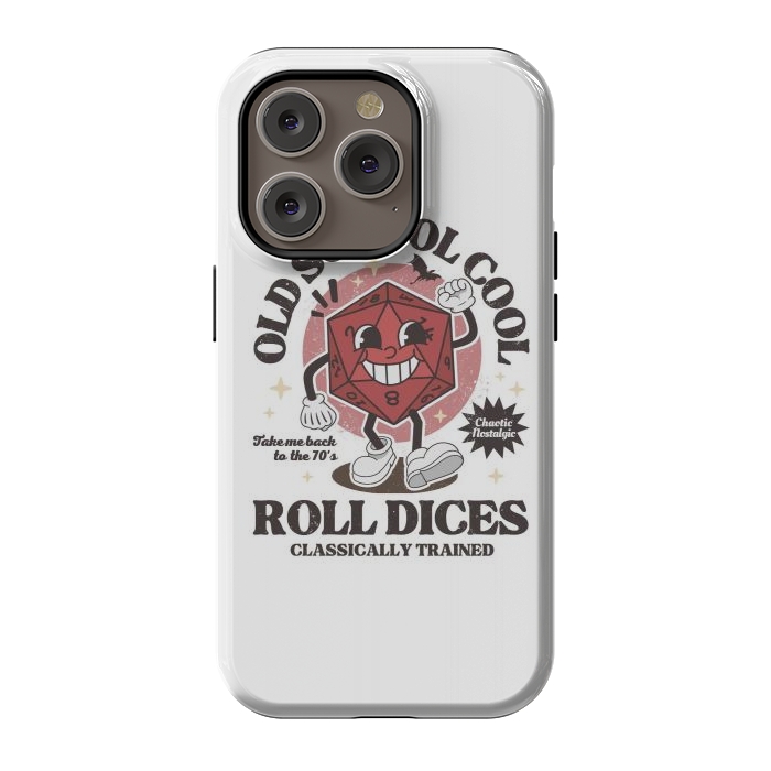 iPhone 14 Pro StrongFit Old school d20 - D&D by LM2Kone