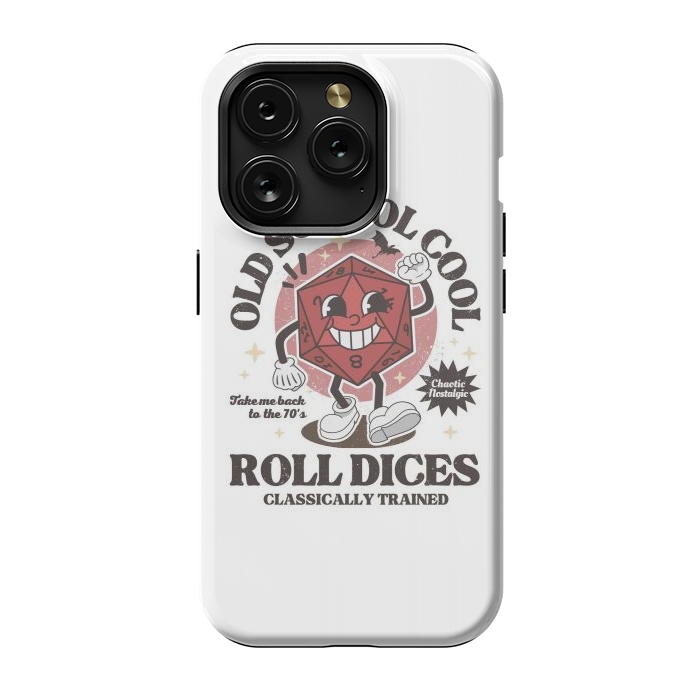 iPhone 15 Pro StrongFit Old school d20 - D&D by LM2Kone