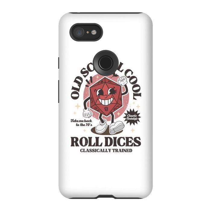 Pixel 3XL StrongFit Old school d20 - D&D by LM2Kone