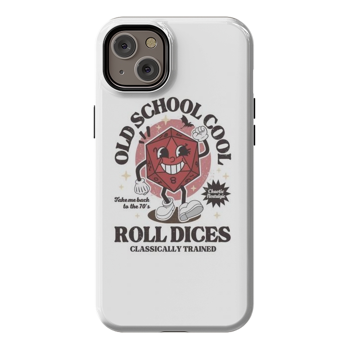 iPhone 14 Plus StrongFit Old school d20 - D&D by LM2Kone