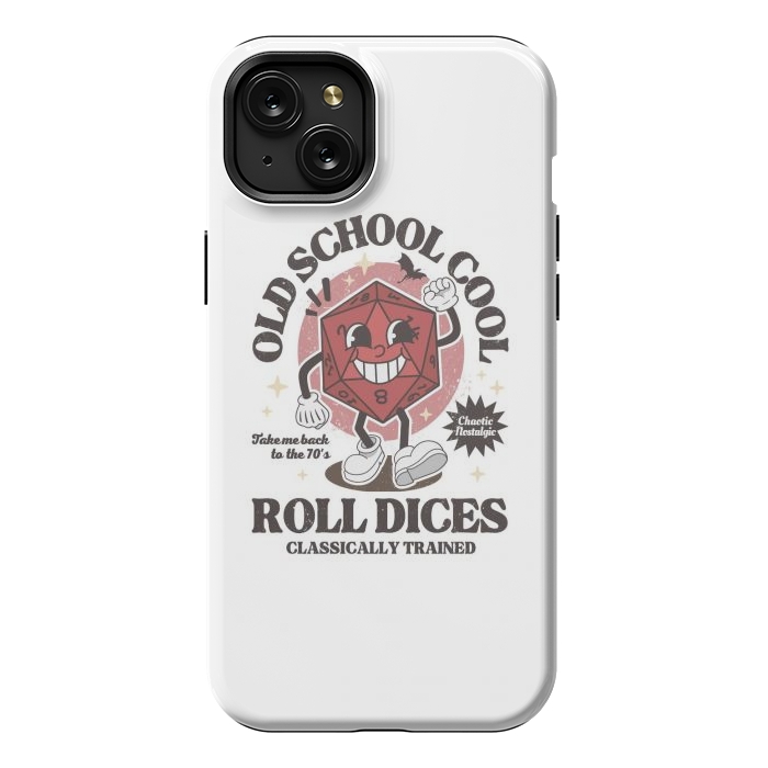 iPhone 15 Plus StrongFit Old school d20 - D&D by LM2Kone