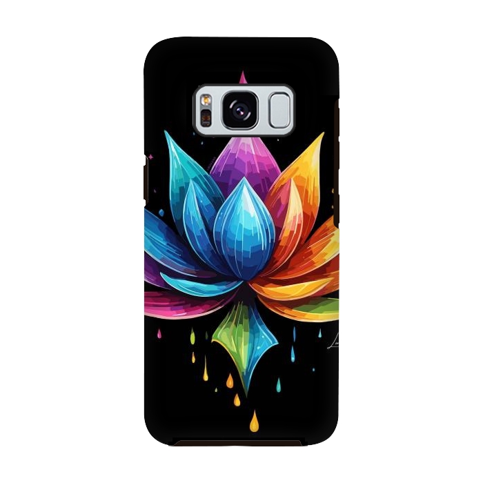 Galaxy S8 StrongFit Multicolors Lotus by LM2Kone