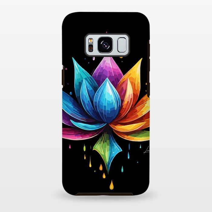 Galaxy S8 plus StrongFit Multicolors Lotus by LM2Kone