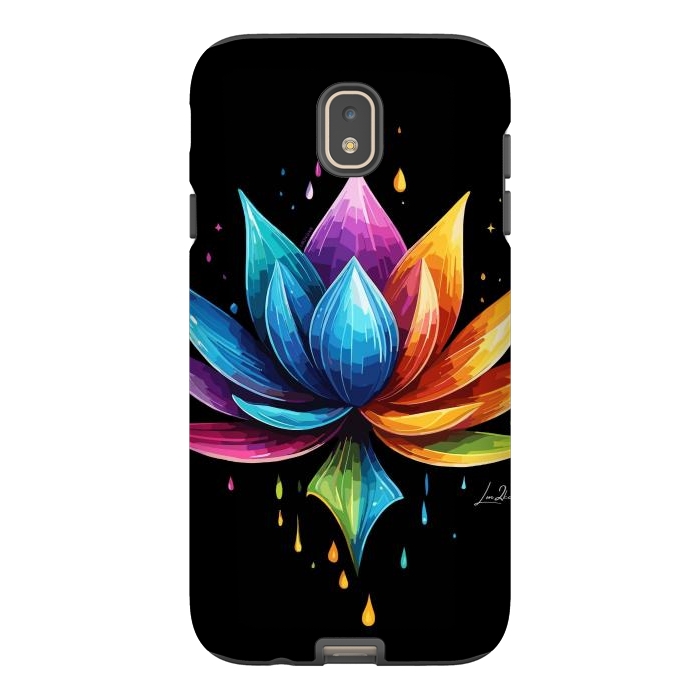 Galaxy J7 StrongFit Multicolors Lotus by LM2Kone