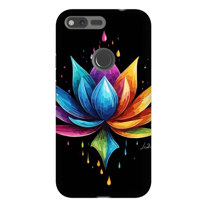 Pixel XL StrongFit Multicolors Lotus by LM2Kone