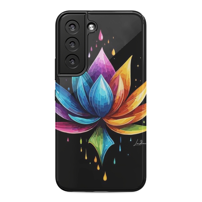 Galaxy S22 StrongFit Multicolors Lotus by LM2Kone