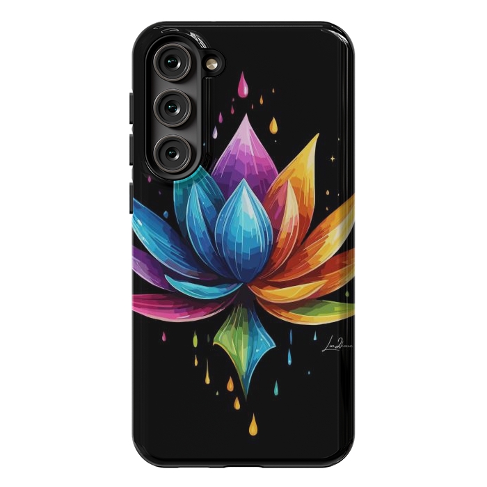 Galaxy S23 Plus StrongFit Multicolors Lotus by LM2Kone