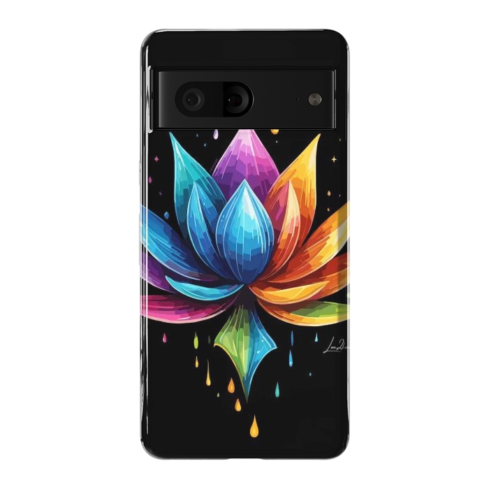 Pixel 7 StrongFit Multicolors Lotus by LM2Kone