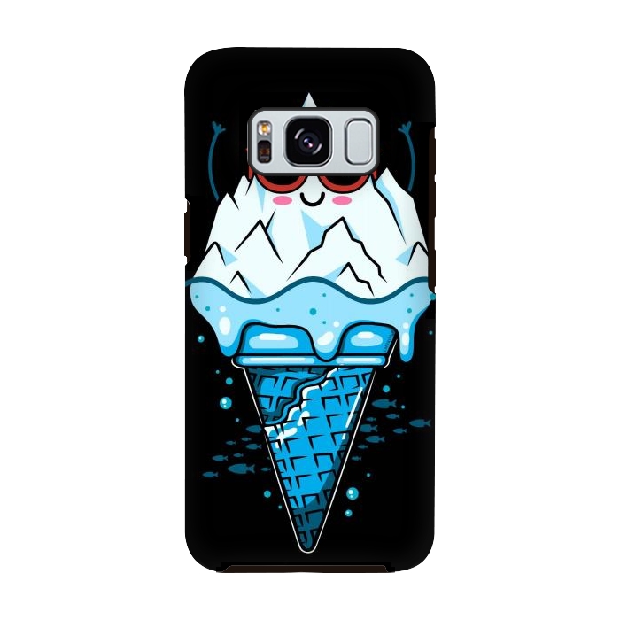 Galaxy S8 StrongFit Funny Iceberg Cream by LM2Kone