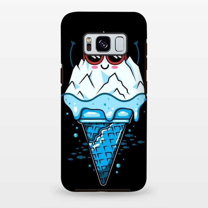 Galaxy S8 plus StrongFit Funny Iceberg Cream by LM2Kone