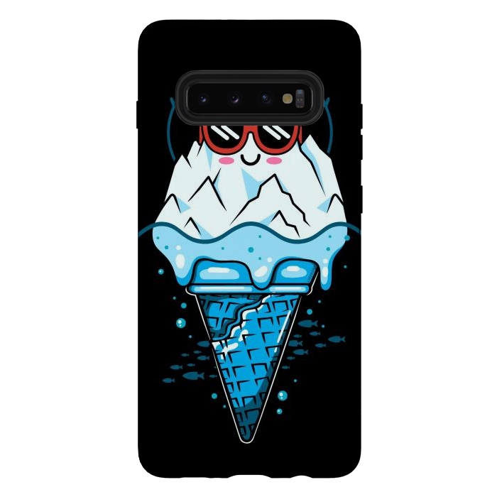 Galaxy S10 plus StrongFit Funny Iceberg Cream by LM2Kone