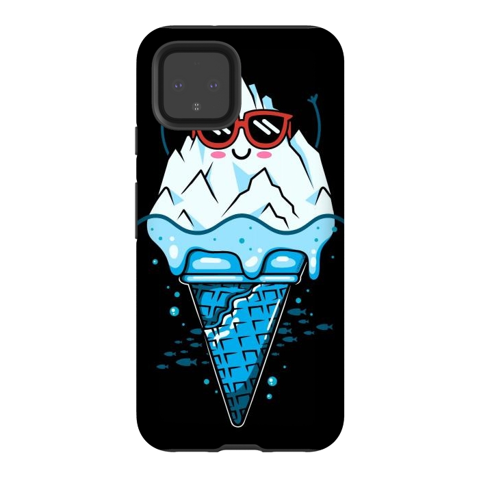 Pixel 4 StrongFit Funny Iceberg Cream by LM2Kone