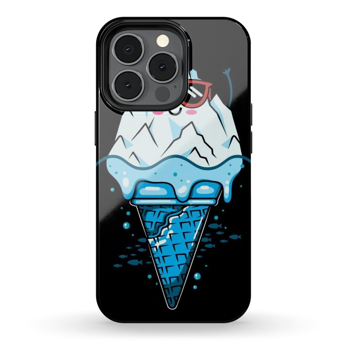 iPhone 13 pro StrongFit Funny Iceberg Cream by LM2Kone