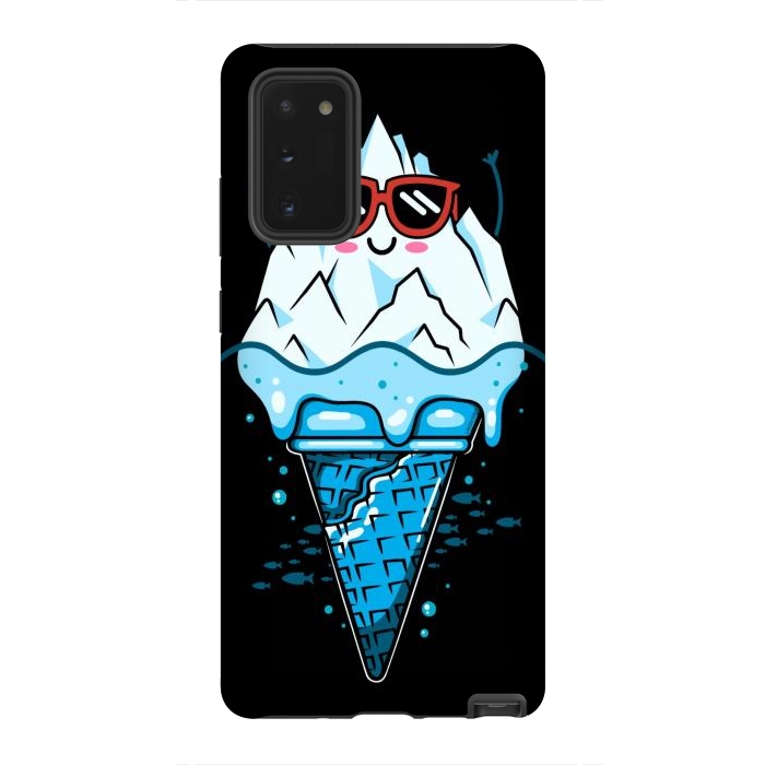 Galaxy Note 20 StrongFit Funny Iceberg Cream by LM2Kone