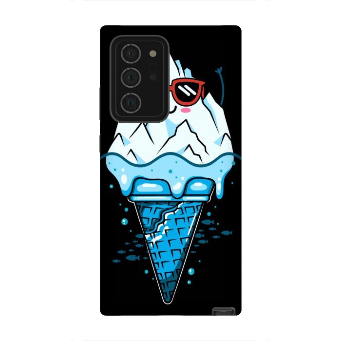 Galaxy Note 20 Ultra StrongFit Funny Iceberg Cream by LM2Kone