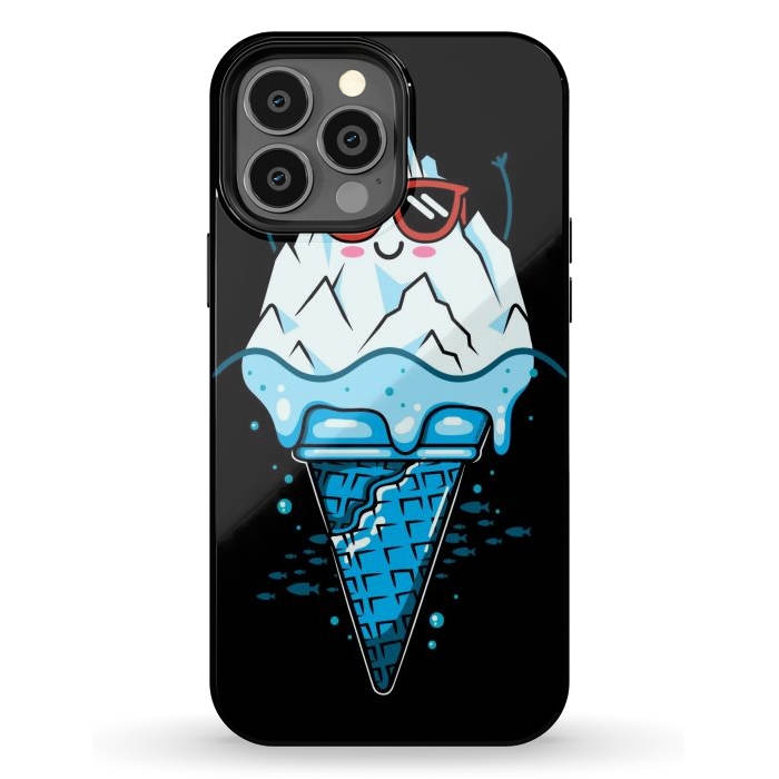 iPhone 13 Pro Max StrongFit Funny Iceberg Cream by LM2Kone