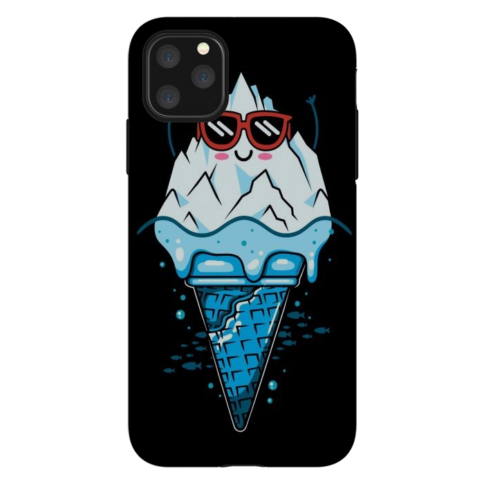 iPhone 11 Pro Max StrongFit Funny Iceberg Cream by LM2Kone