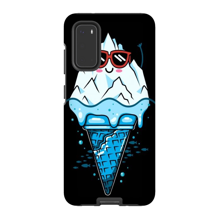 Galaxy S20 StrongFit Funny Iceberg Cream by LM2Kone