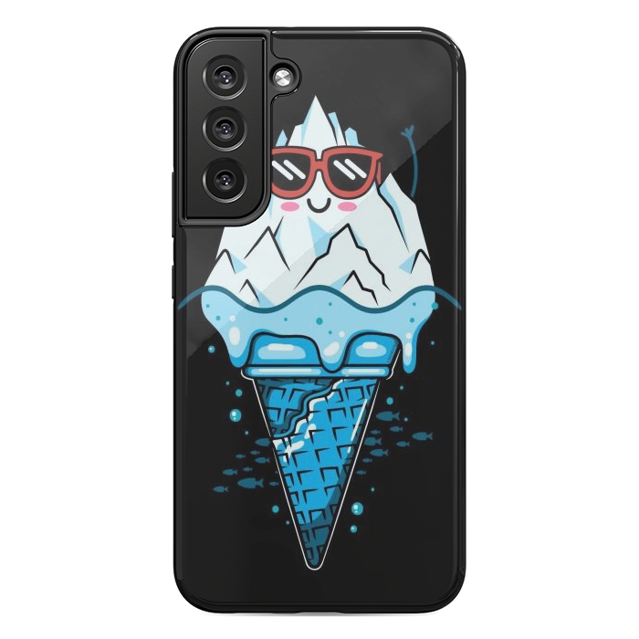 Galaxy S22 plus StrongFit Funny Iceberg Cream by LM2Kone