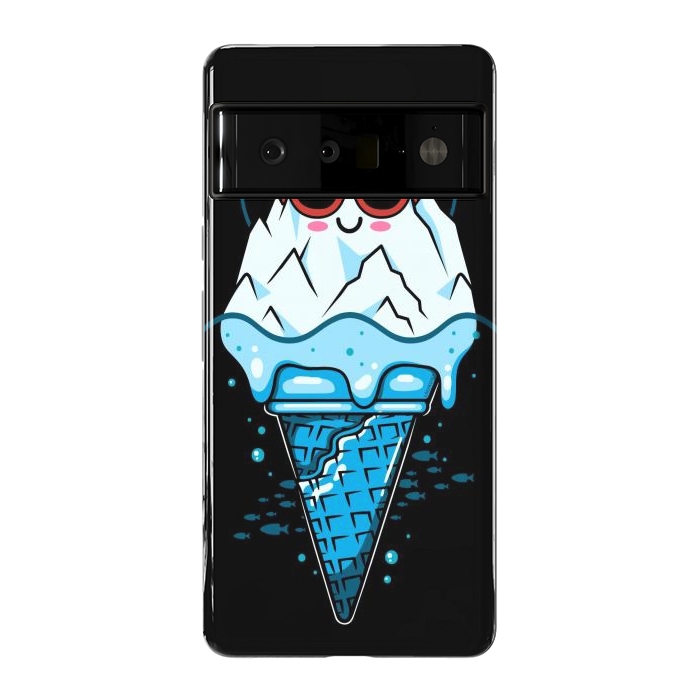 Pixel 6 Pro StrongFit Funny Iceberg Cream by LM2Kone