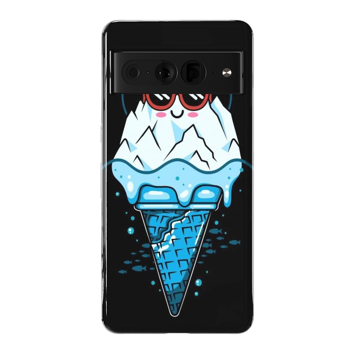 Pixel 7 Pro StrongFit Funny Iceberg Cream by LM2Kone