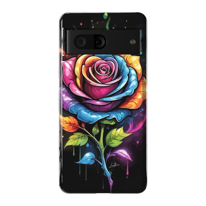 Pixel 7 StrongFit Rainbow Rose by LM2Kone