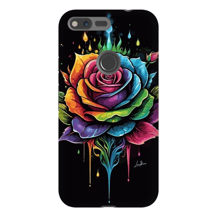 Pixel XL StrongFit Fantasy Multicolored Rose by LM2Kone