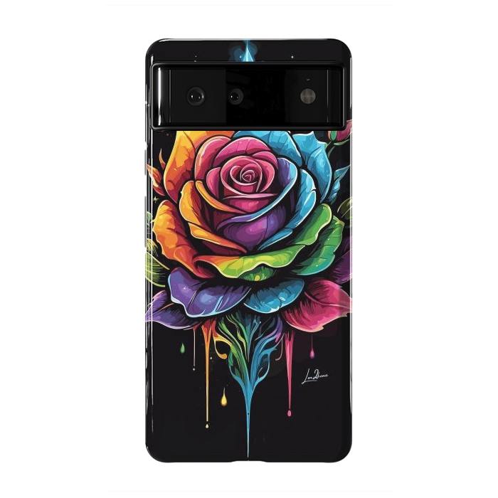 Pixel 6 StrongFit Fantasy Multicolored Rose by LM2Kone