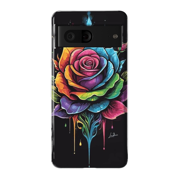 Pixel 7 StrongFit Fantasy Multicolored Rose by LM2Kone