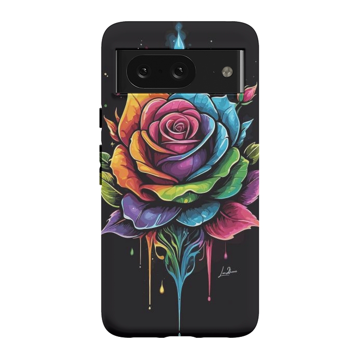 Pixel 8 StrongFit Fantasy Multicolored Rose by LM2Kone