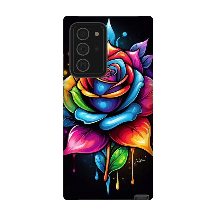 Galaxy Note 20 Ultra StrongFit Multicolored Rose by LM2Kone