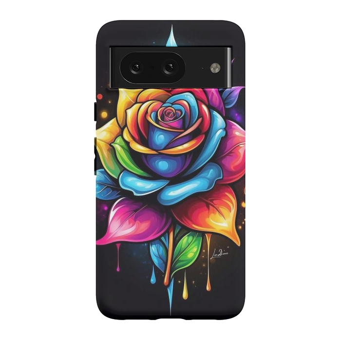 Pixel 8 StrongFit Multicolored Rose by LM2Kone