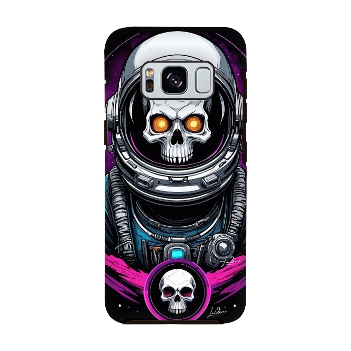 Galaxy S8 StrongFit Astronaut Skull Space by LM2Kone