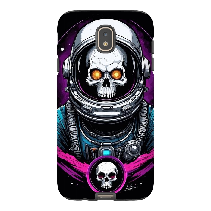 Galaxy J7 StrongFit Astronaut Skull Space by LM2Kone