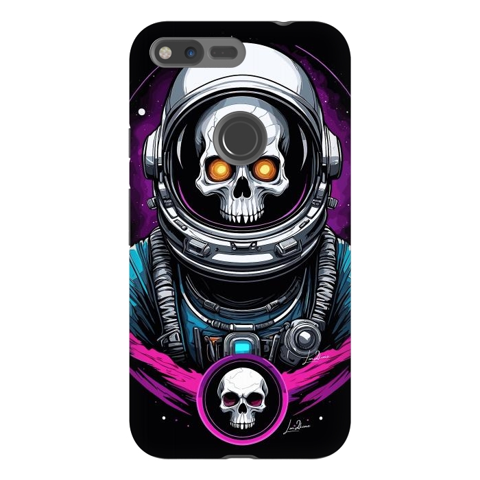 Pixel XL StrongFit Astronaut Skull Space by LM2Kone