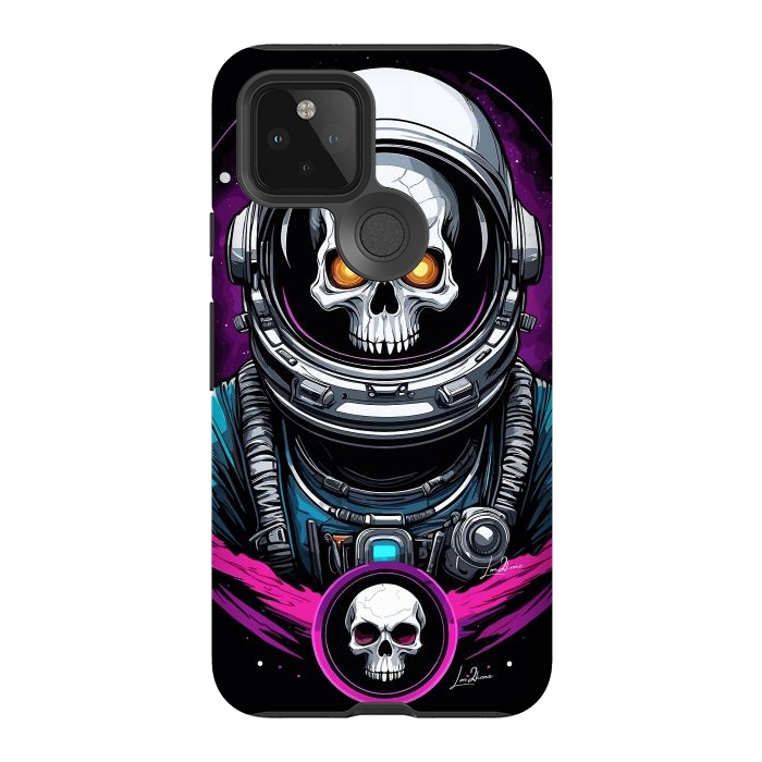 Pixel 5 StrongFit Astronaut Skull Space by LM2Kone