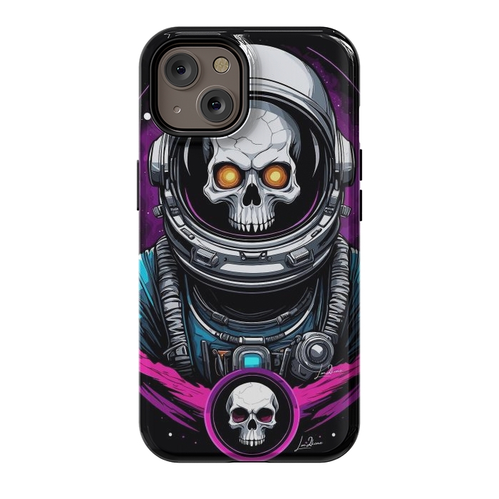 iPhone 14 StrongFit Astronaut Skull Space by LM2Kone