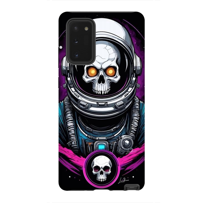 Galaxy Note 20 StrongFit Astronaut Skull Space by LM2Kone