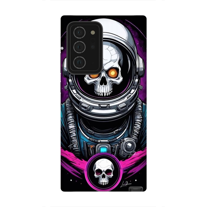 Galaxy Note 20 Ultra StrongFit Astronaut Skull Space by LM2Kone