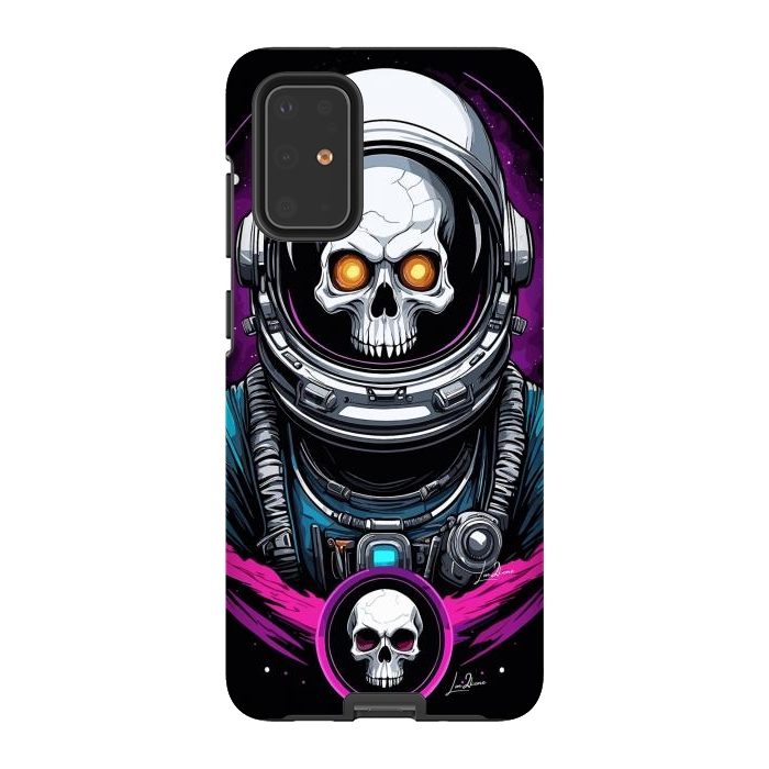 Galaxy S20 Plus StrongFit Astronaut Skull Space by LM2Kone