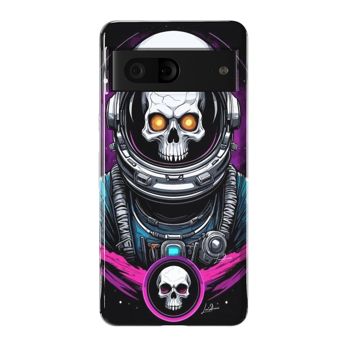 Pixel 7 StrongFit Astronaut Skull Space by LM2Kone